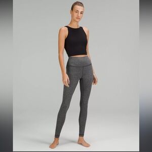 Lululemon grey Wunder‎ Under leggings full length size 6